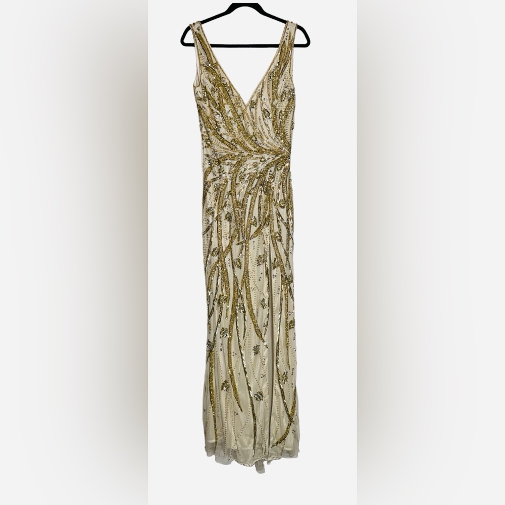 👗NWT! Mac Duggal Sequin & Bead Dress - Picture 4 of 16